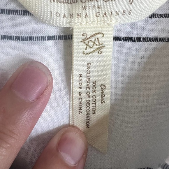 Matilda Jane Gray and White Button Front Tunic with Tab Sleeves SZ XXL - Picture 7 of 7